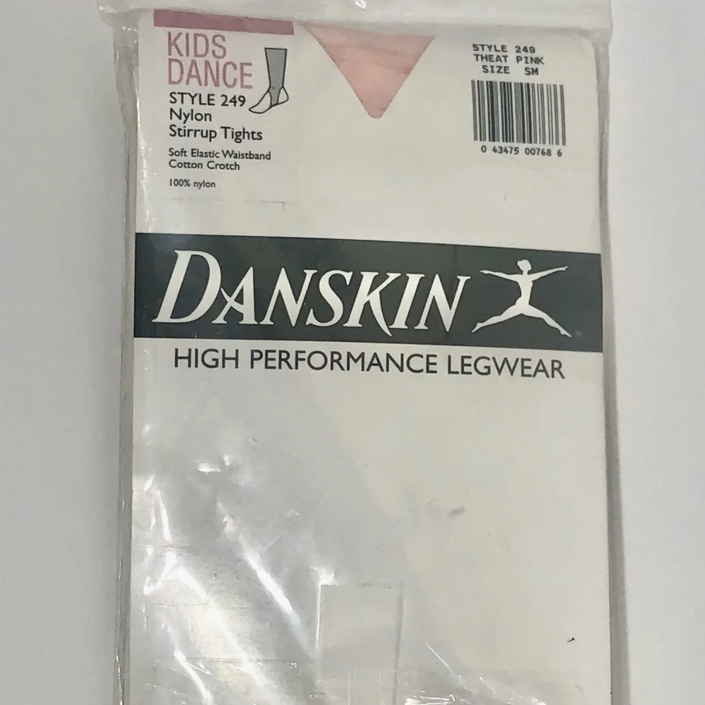Danskin Kids Dance Stirrup Tights Brand New